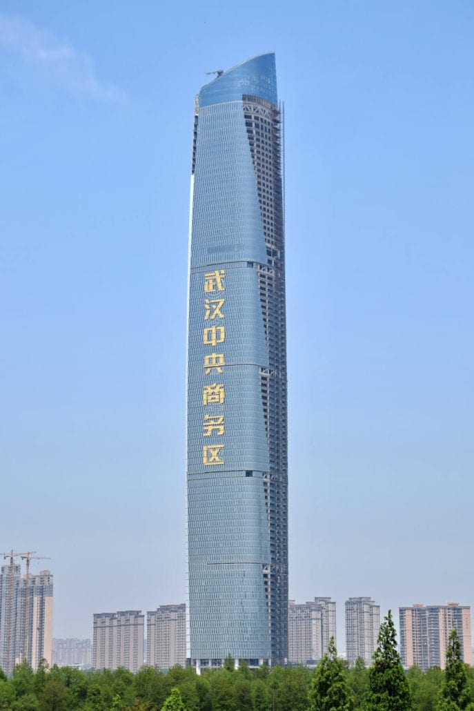 Los edificios más altos del mundo Wuhan Center